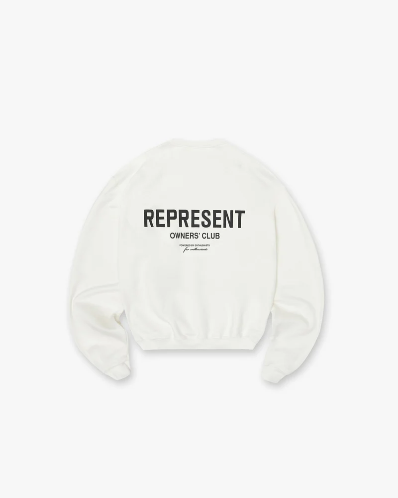 Represent Owners Club Sweater - Flat White