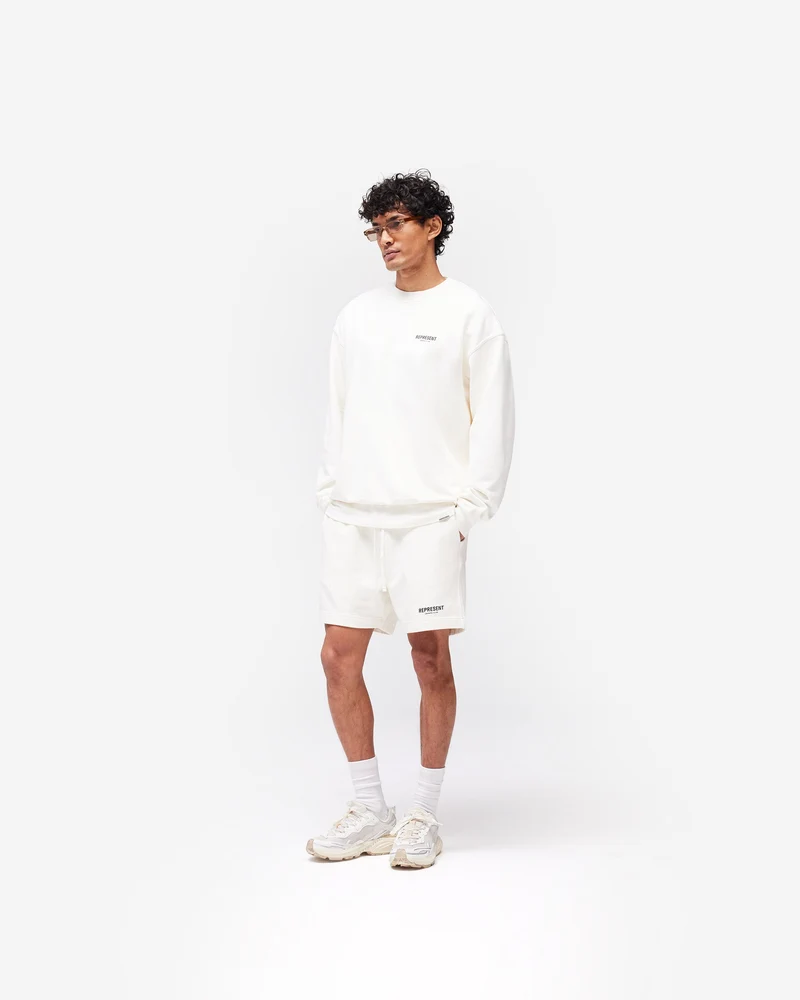 Represent Owners Club Sweater - Flat White
