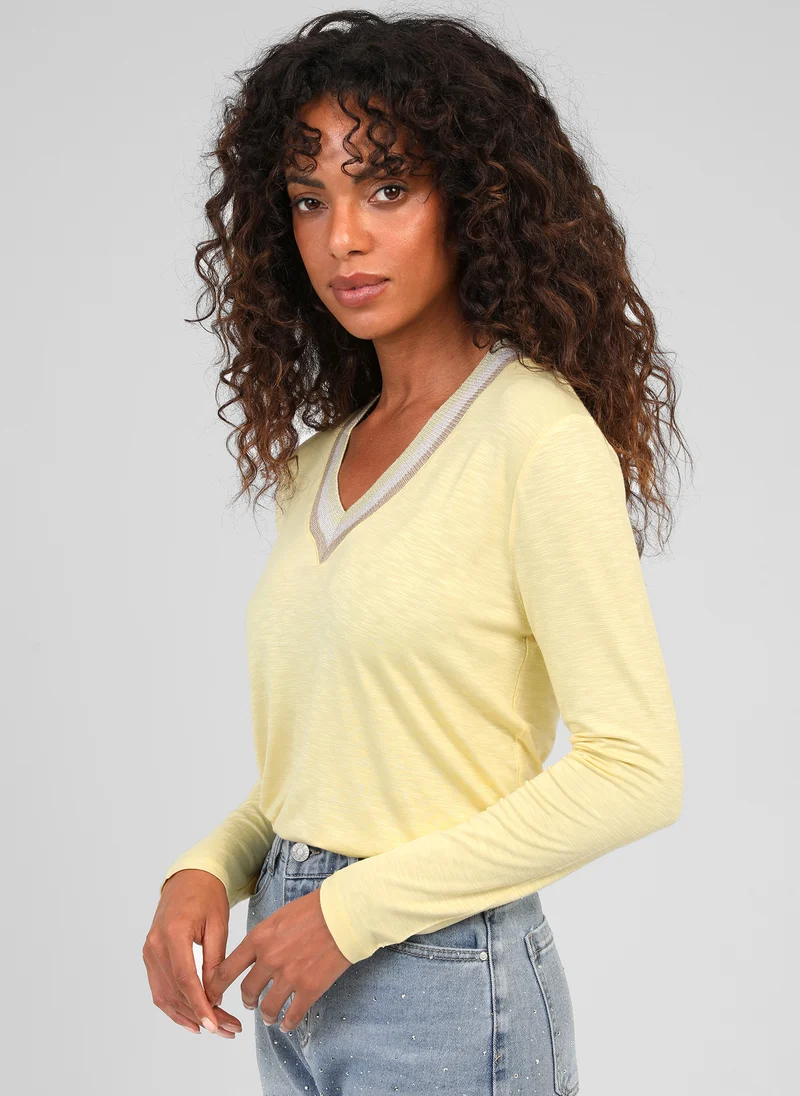 T-SHIRT TONGALI paille
