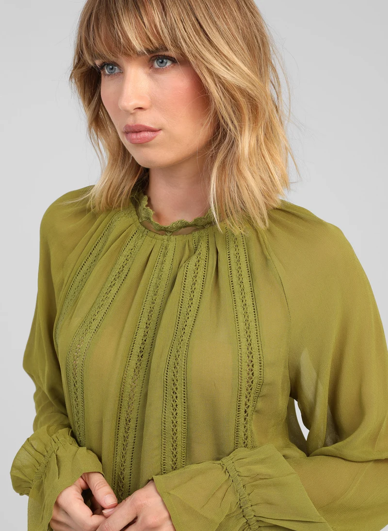 BLOUSE SALOUNA matcha