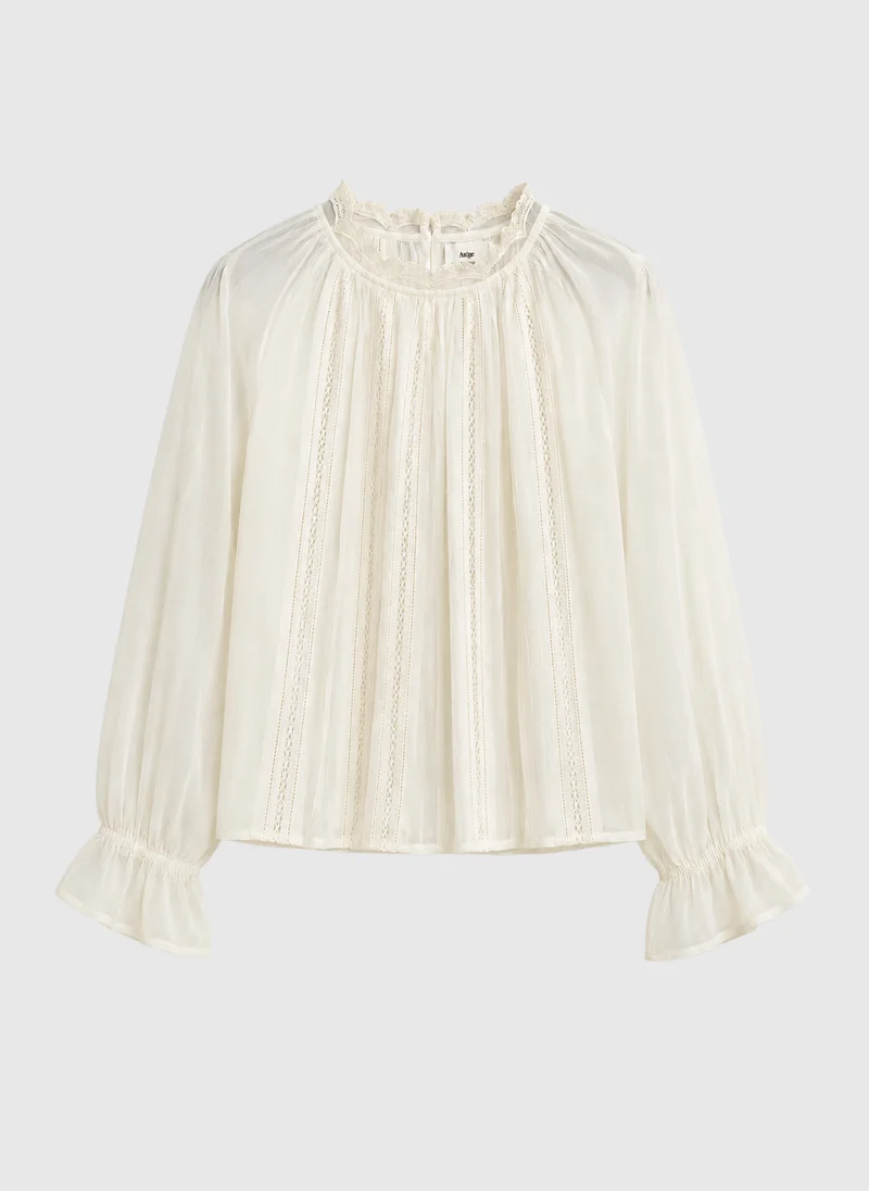 BLOUSE SALOUNA écru