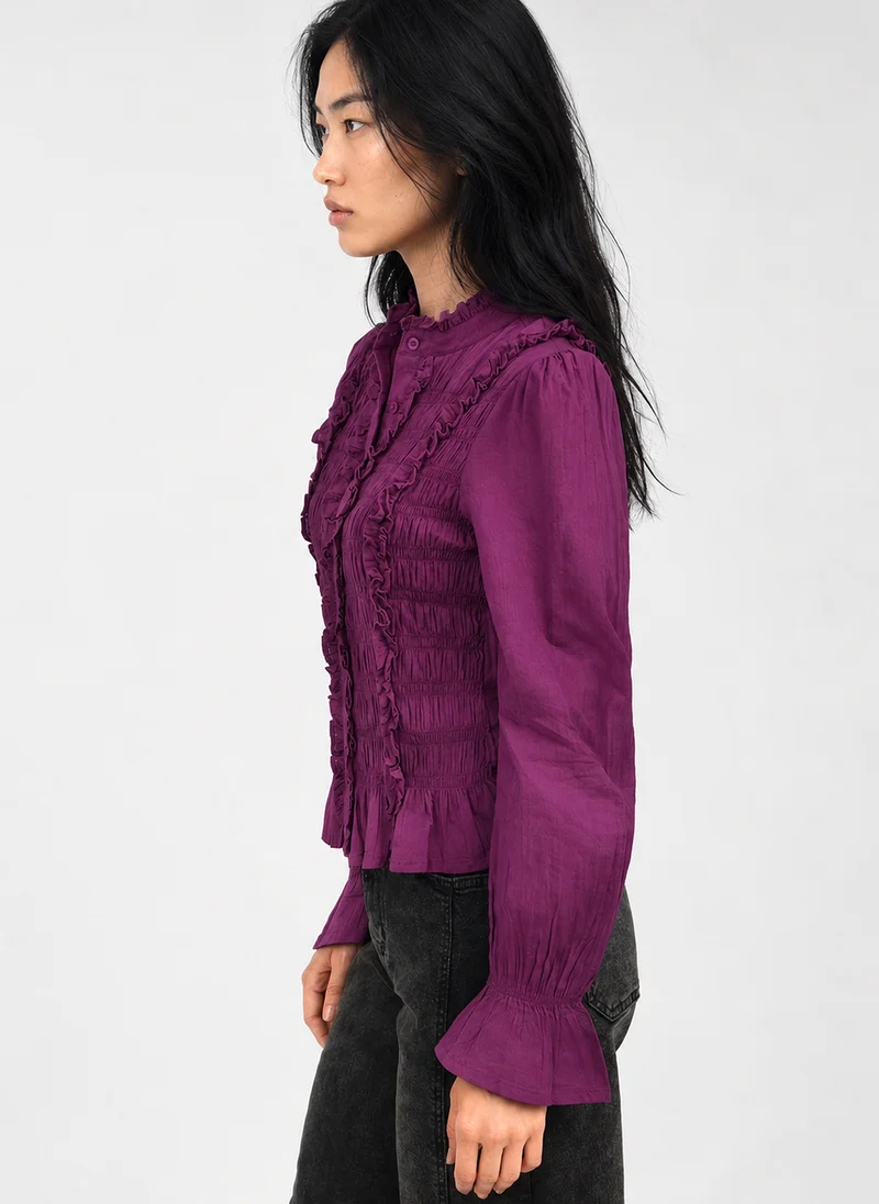 BLOUSE SLOANY violine