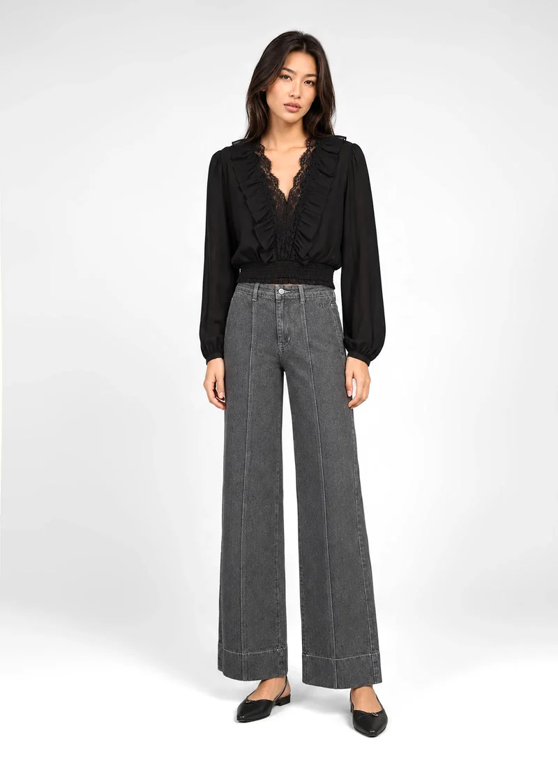 PANTALON PIPLIS gris