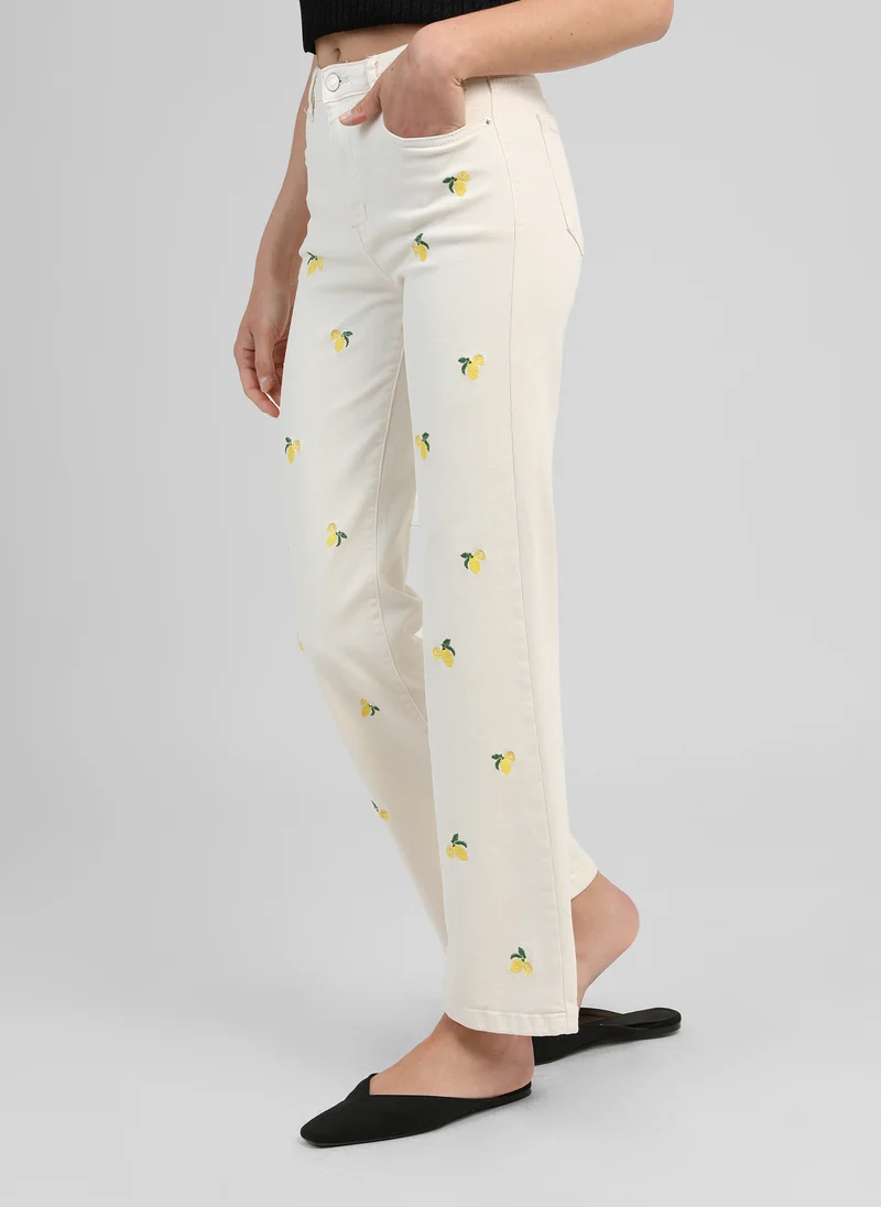 PANTALON PICITRON ecru