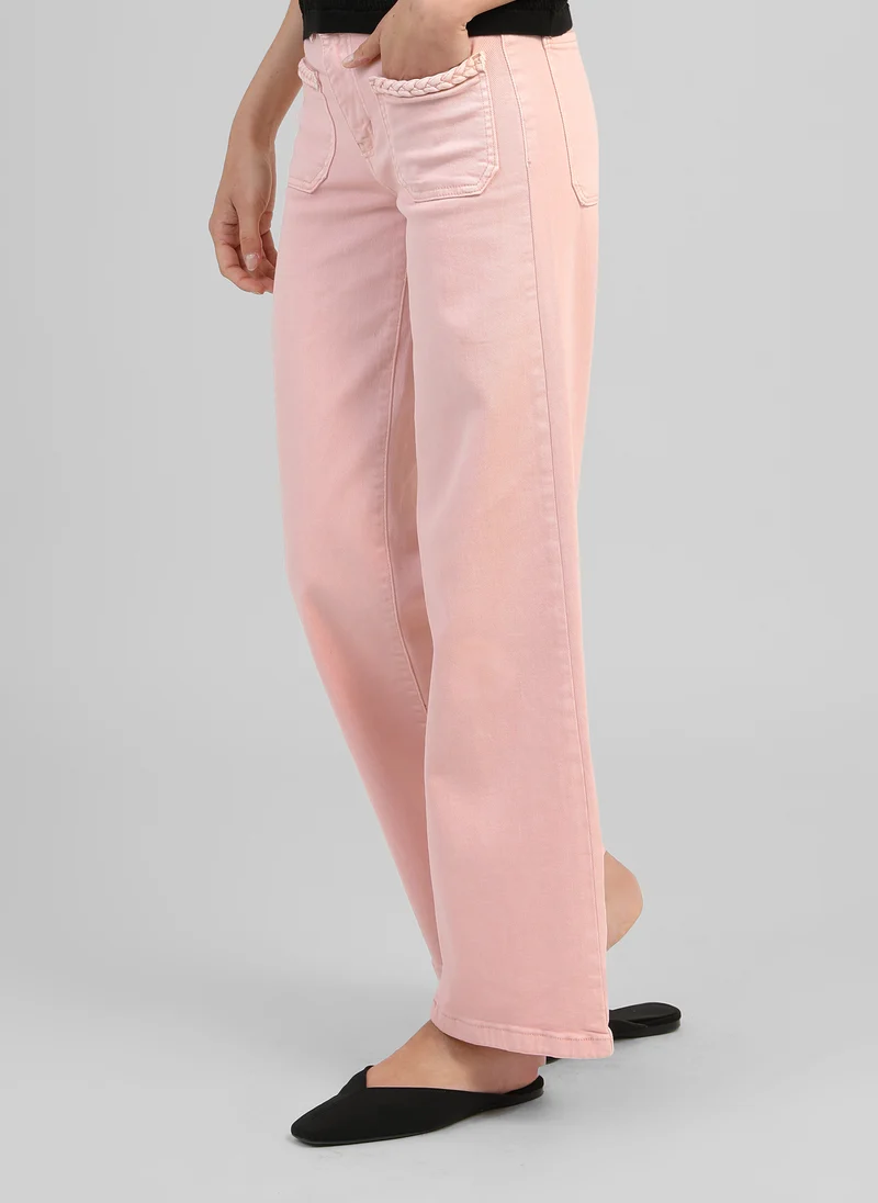 PANTALON PITRESS rose clair