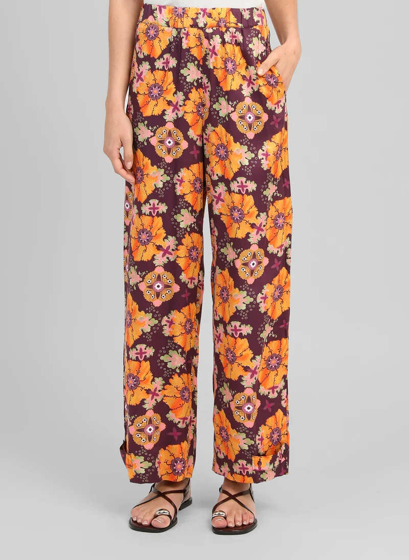 PANTALON ROZENA mandalia violine