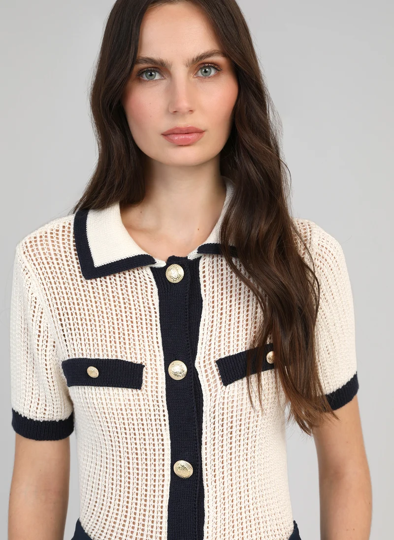 GILET VAYABI ecru