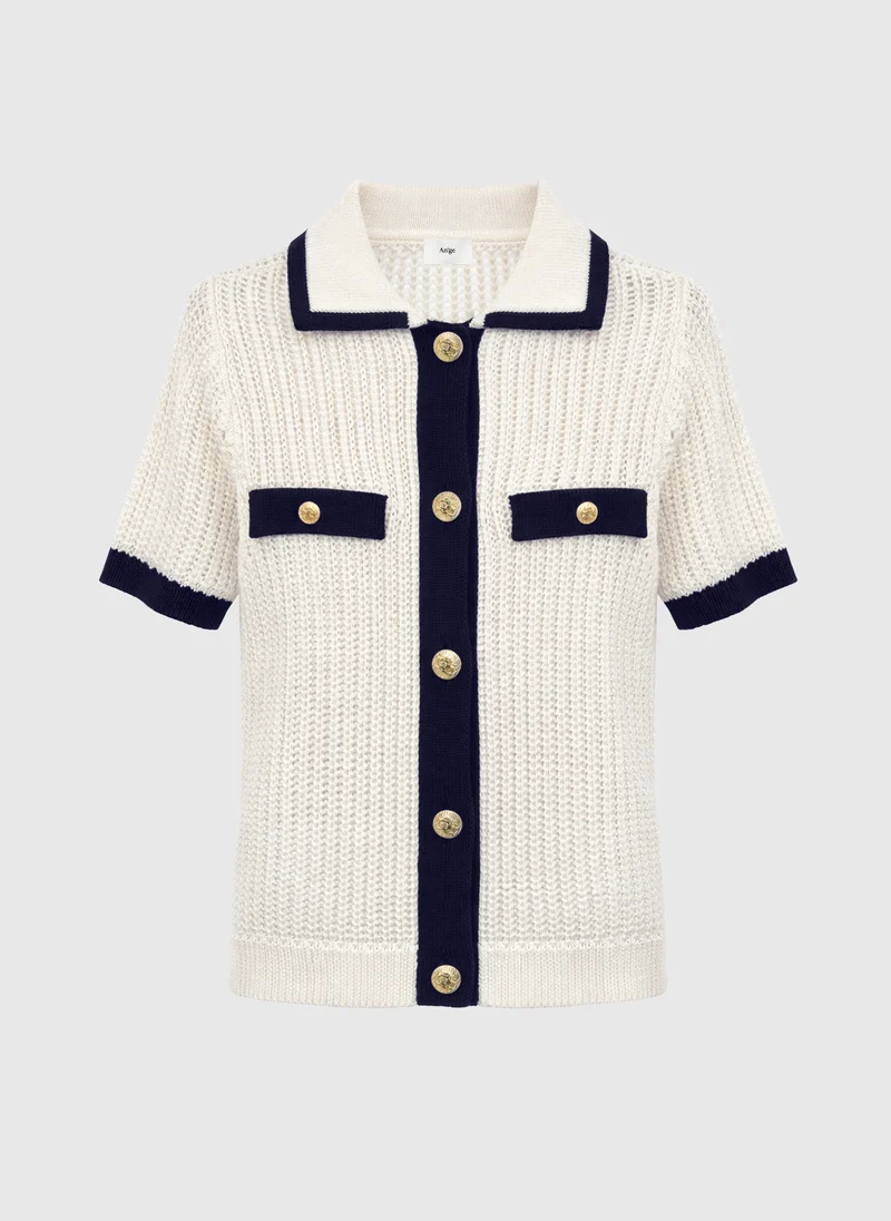 GILET VAYABI ecru