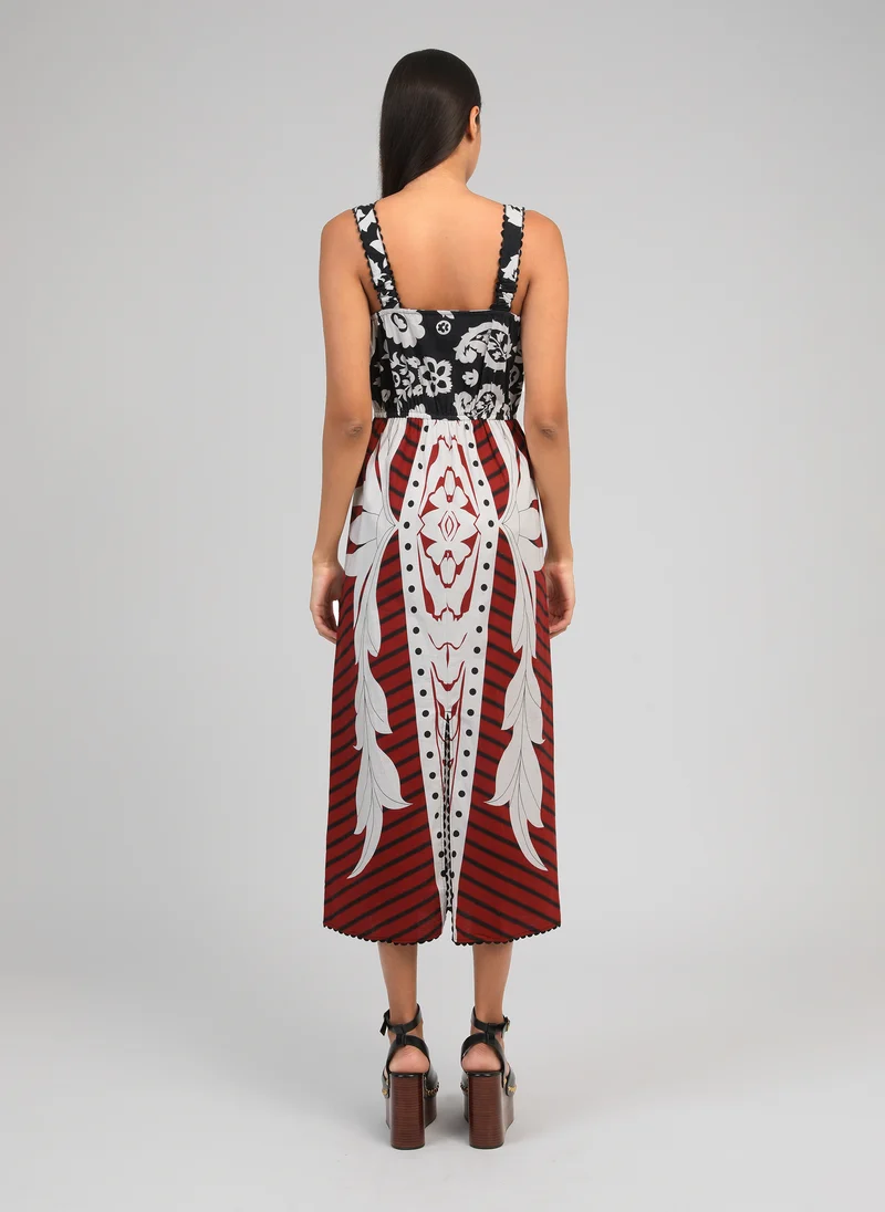 ROBE MIDI OLEYA kelina bordeaux