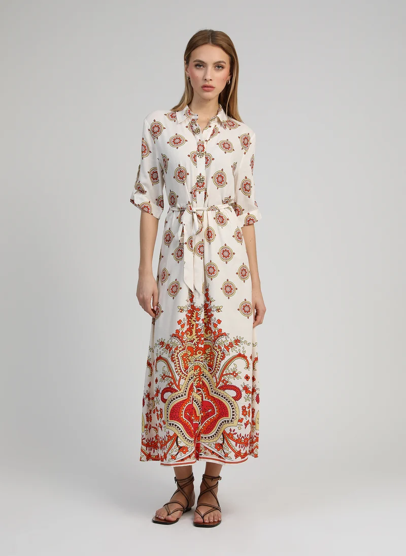 ROBE LONGUE OVINTALA diwan orange