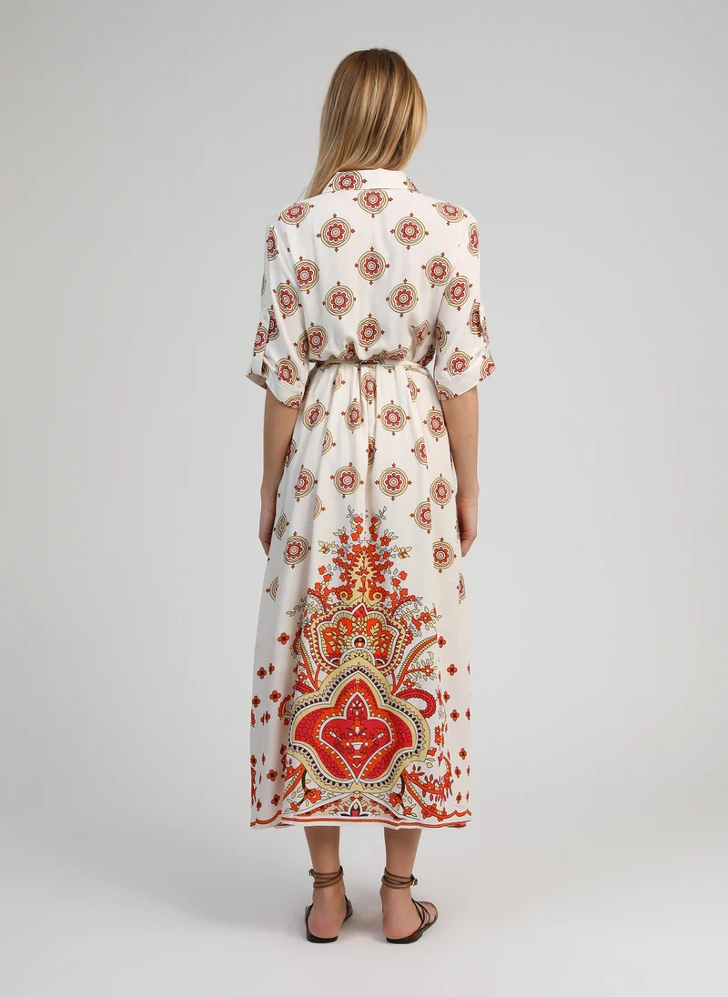 ROBE LONGUE OVINTALA diwan orange