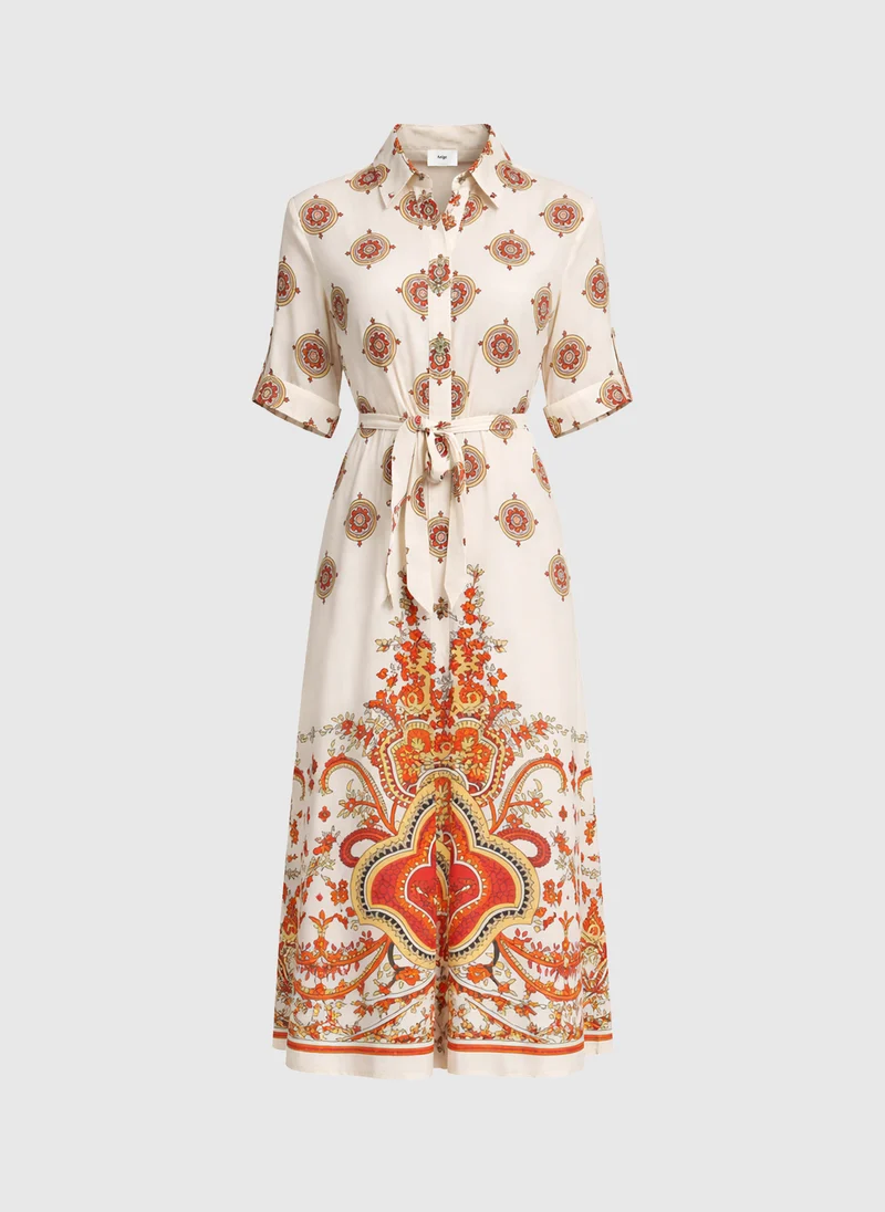 ROBE LONGUE OVINTALA diwan orange