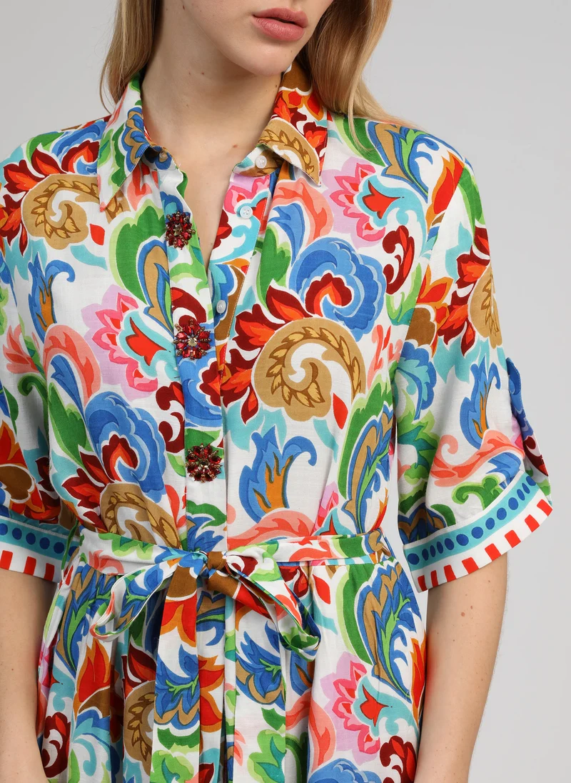ROBE LONGUE OVINTALA lanzi multico