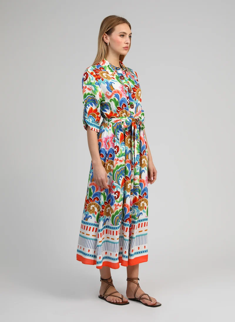 ROBE LONGUE OVINTALA lanzi multico