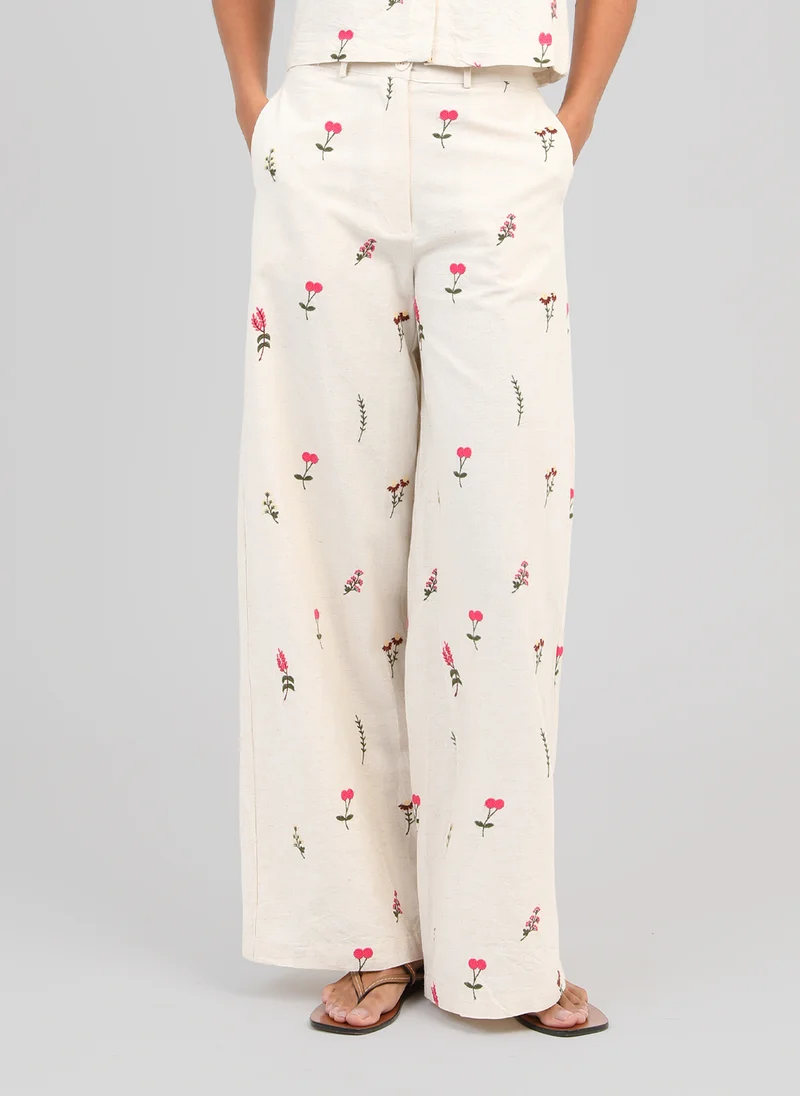 PANTALON RAIPONCE ecru