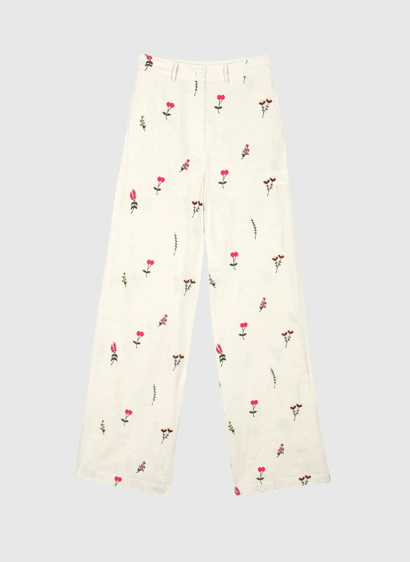 PANTALON RAIPONCE ecru