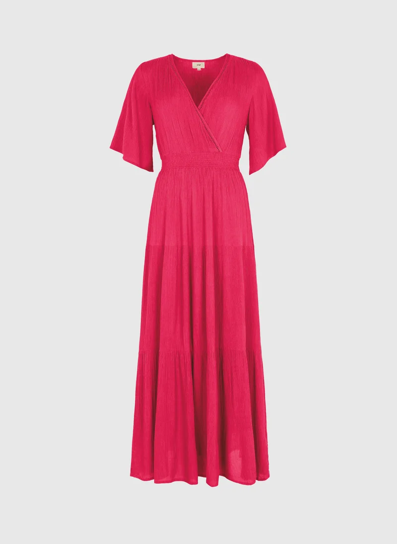 ROBE LONGUE OSUNCHALA fuchsia