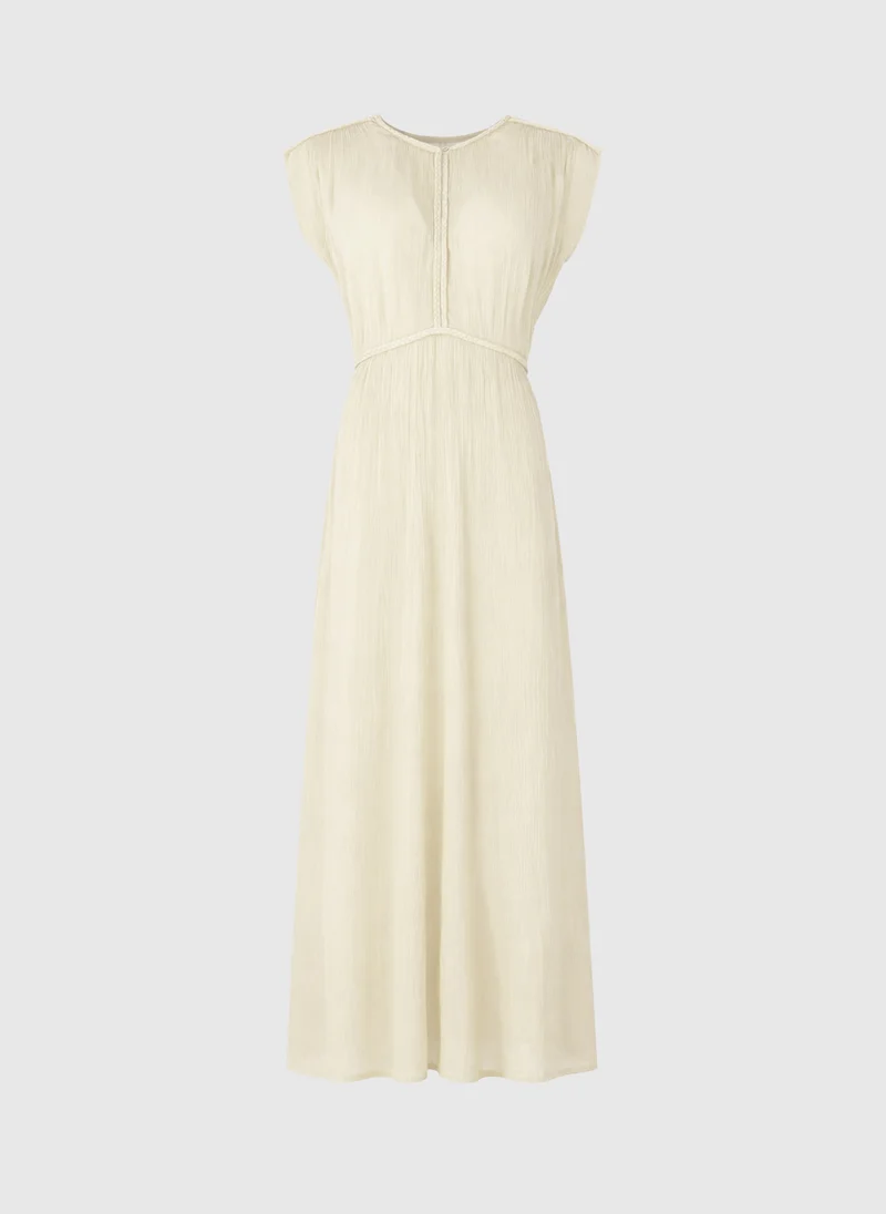 ROBE LONGUE OWESTINA vanille