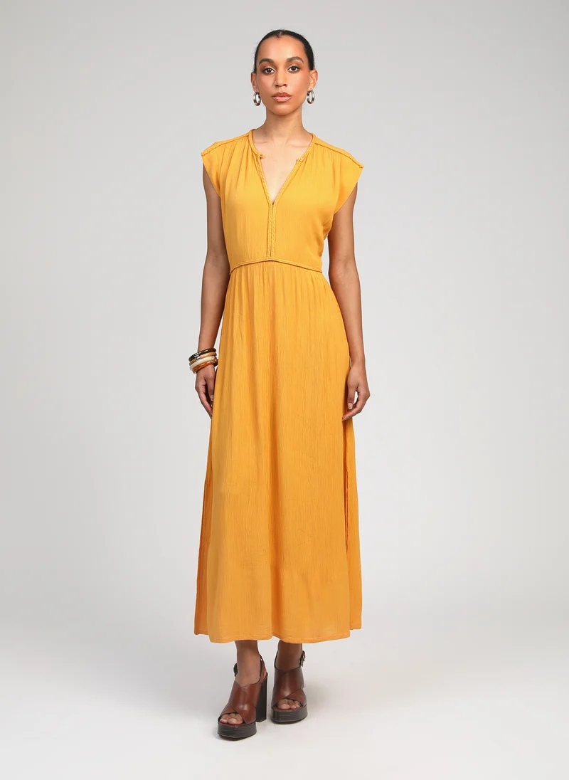 ROBE LONGUE OWESTINA soleil