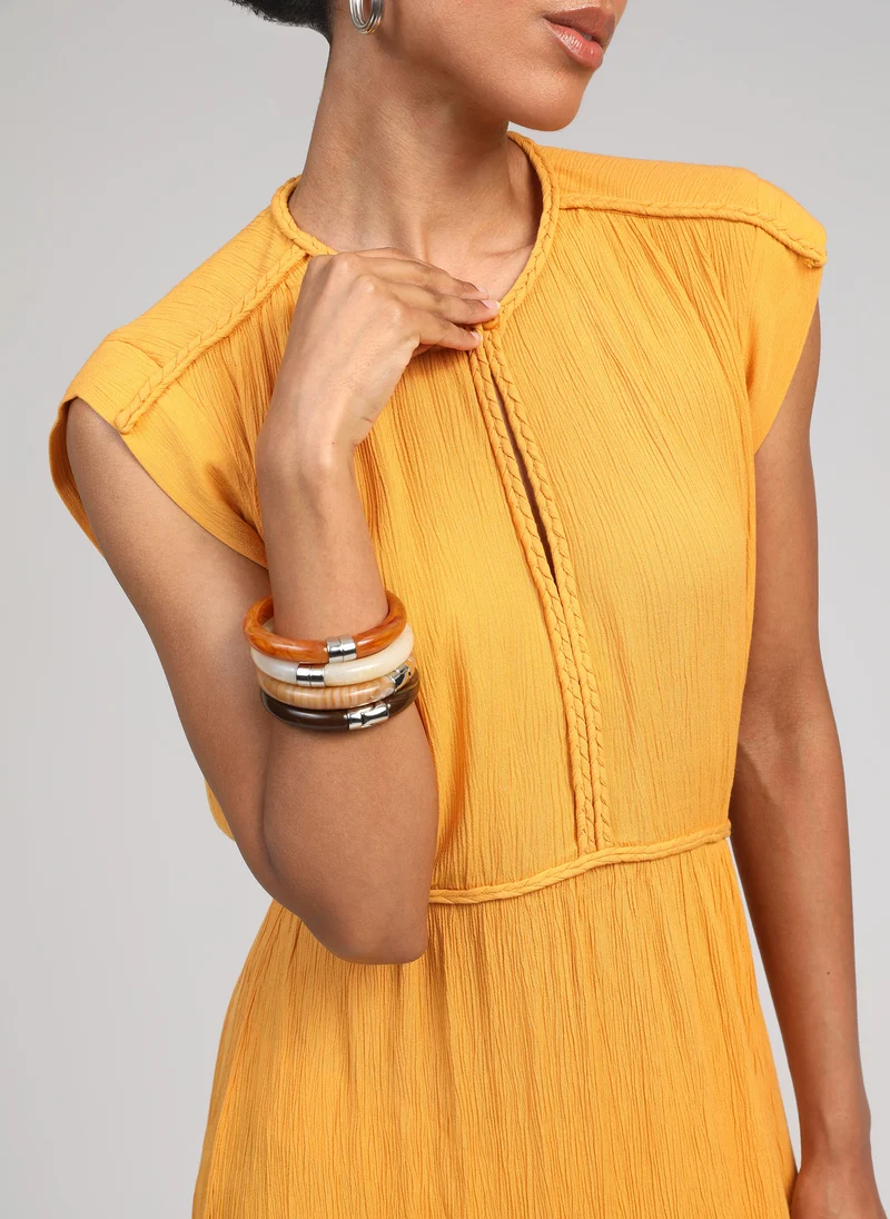 ROBE LONGUE OWESTINA soleil