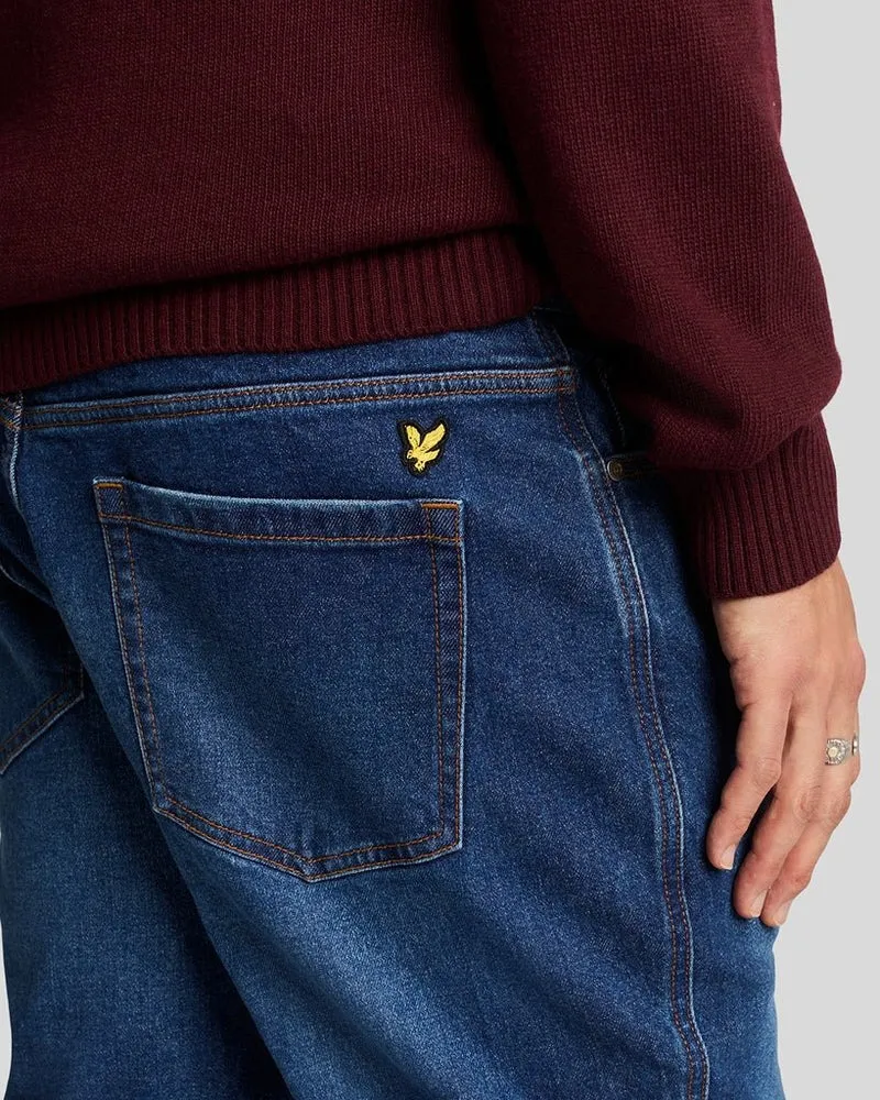 Regular Fit Tapered Denim Jeans