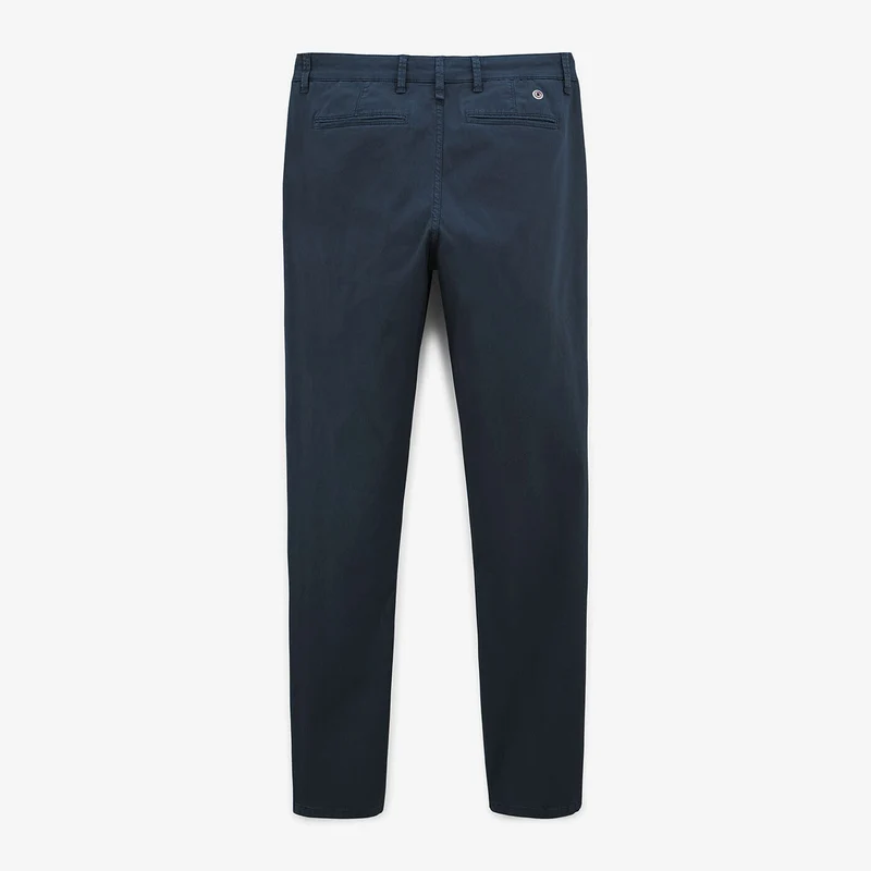 Chino 702 coupe droite confort bleu foncé