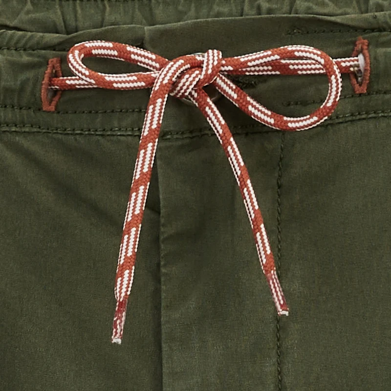 Bermuda 743 taille élastiquée vert militaire