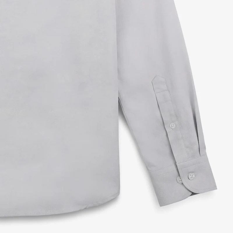 Chemise manches longues gris aubrac