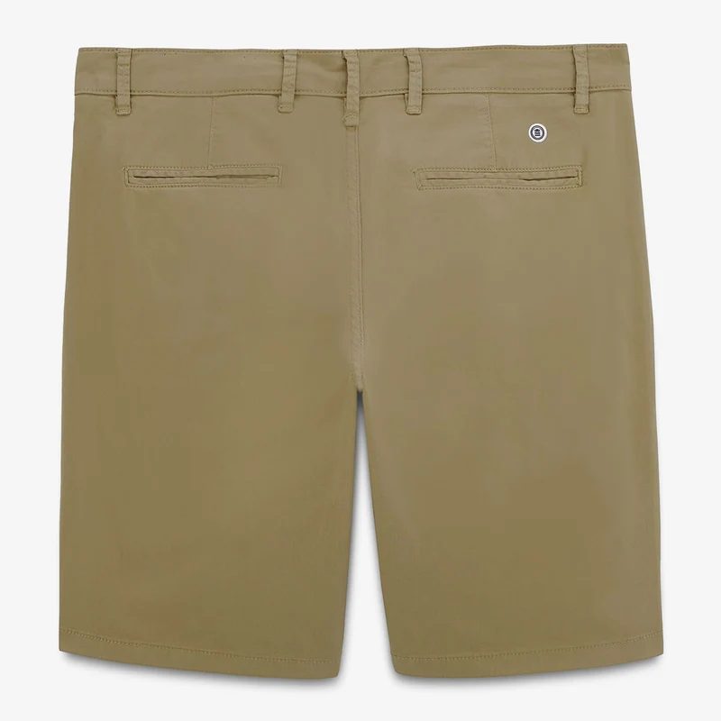 Bermuda 200 coupe confort en coton beige