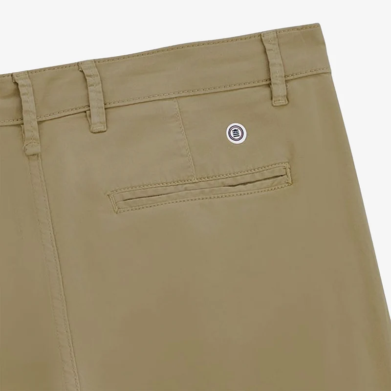 Bermuda 200 coupe confort en coton beige
