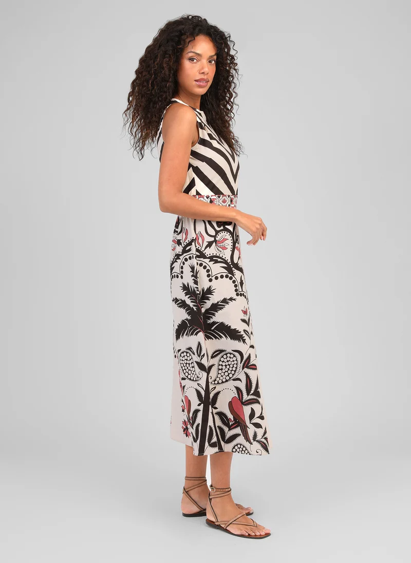 ROBE LONGUE OJANNY tolina ecru