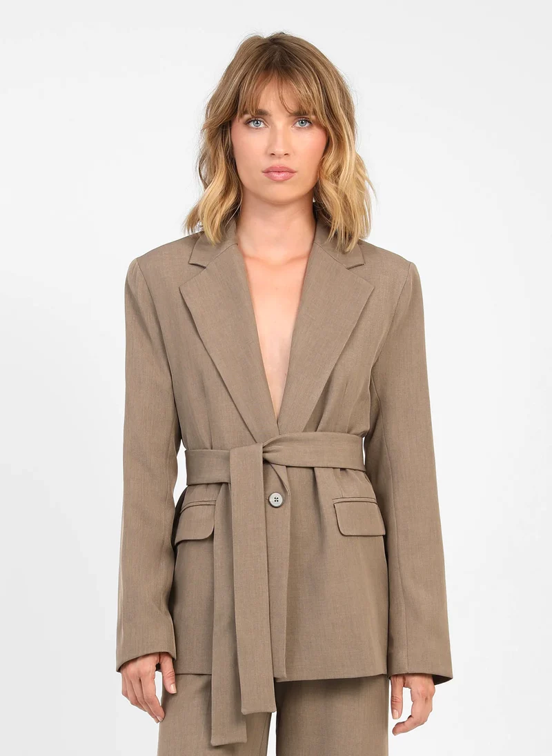 VESTE ZILANE taupe