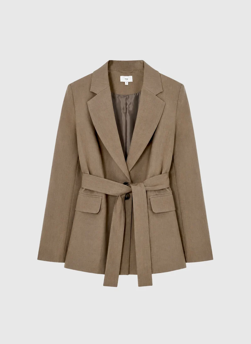 VESTE ZILANE taupe