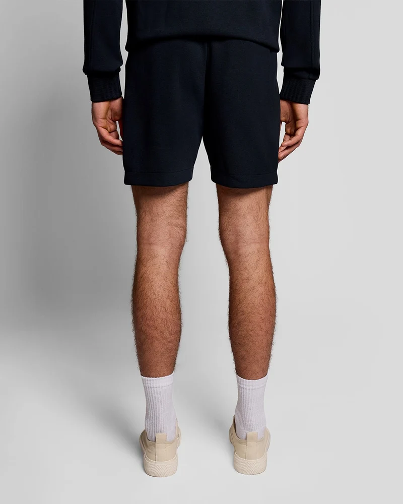 Cotton Blend Track Sweat Shorts