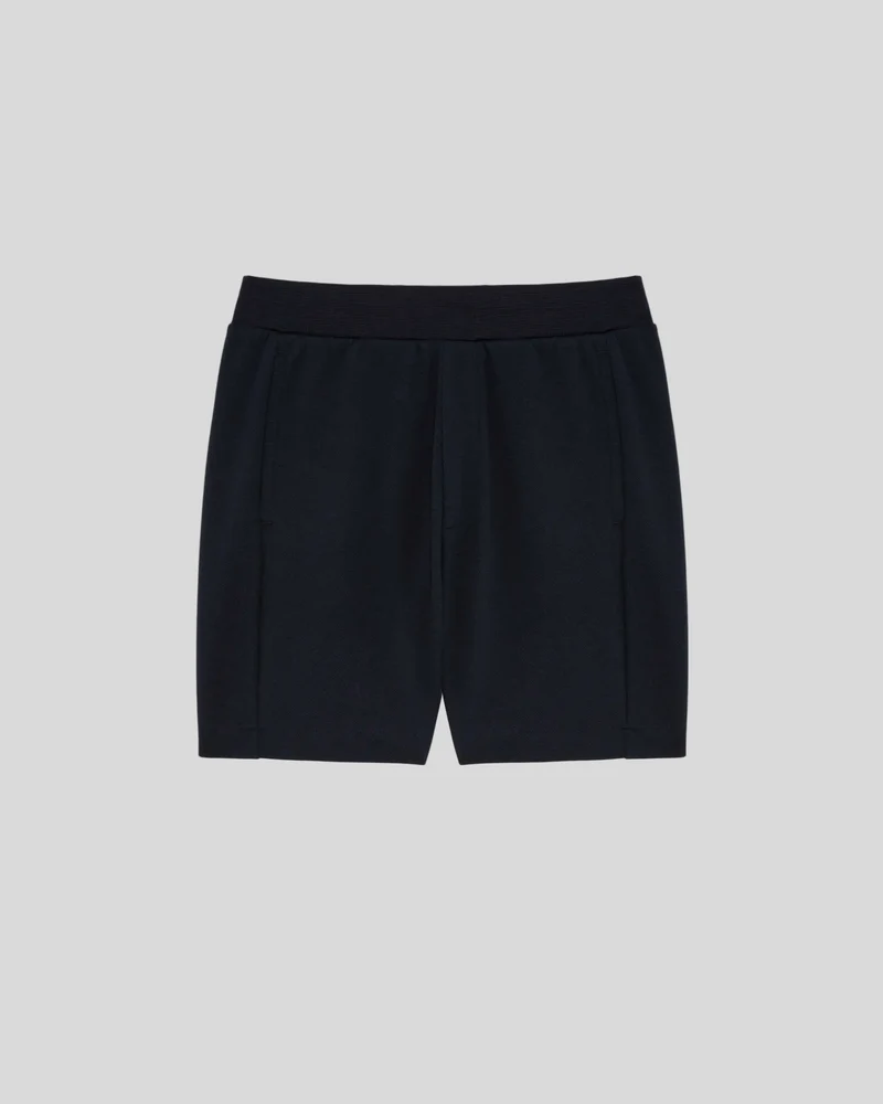Cotton Blend Track Sweat Shorts