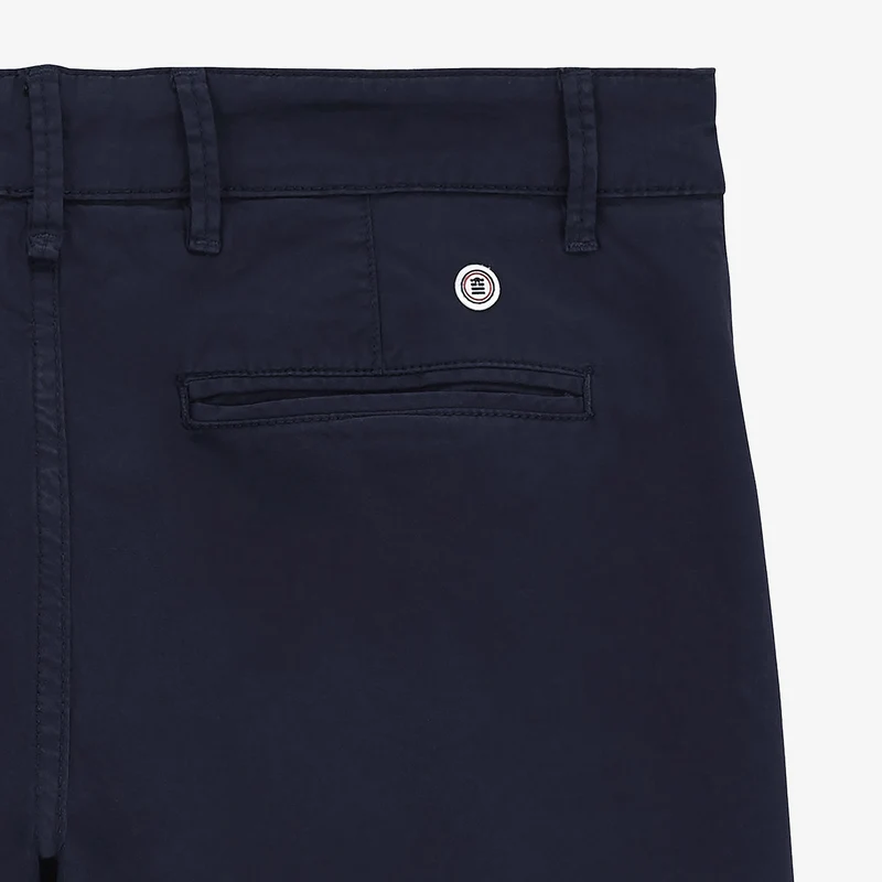 Bermuda 200 coupe confort en coton bleu marine