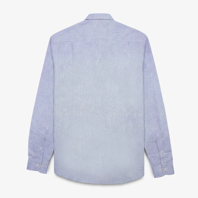 Chemise manches longues bleue