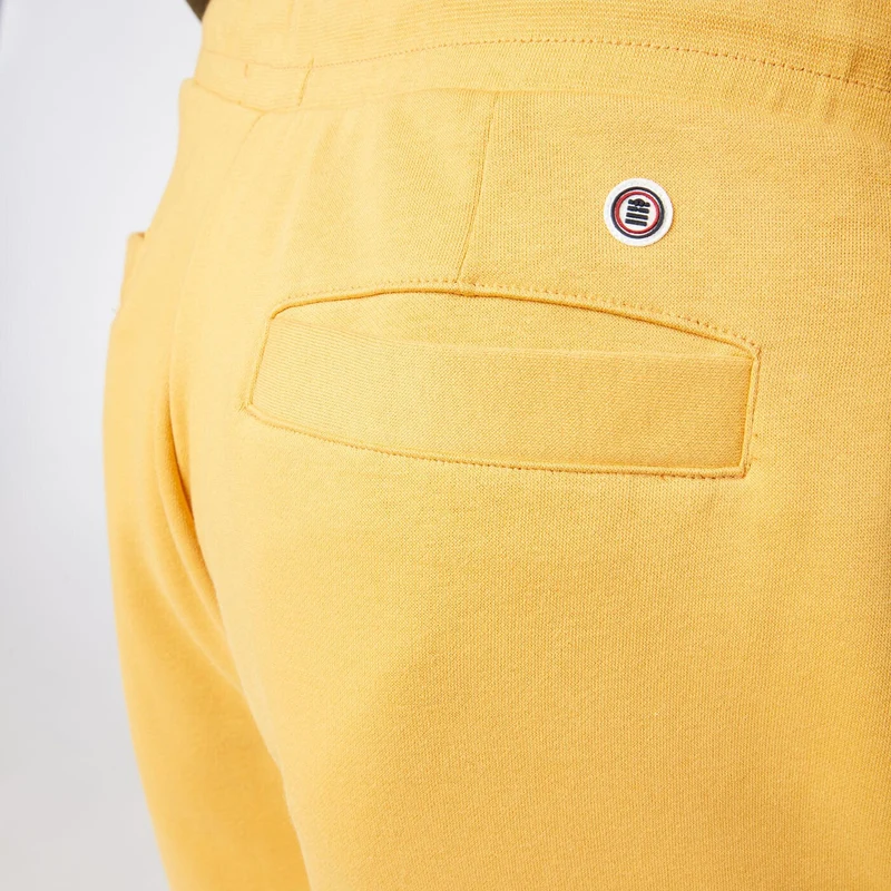 Jogging homme en molleton jaune