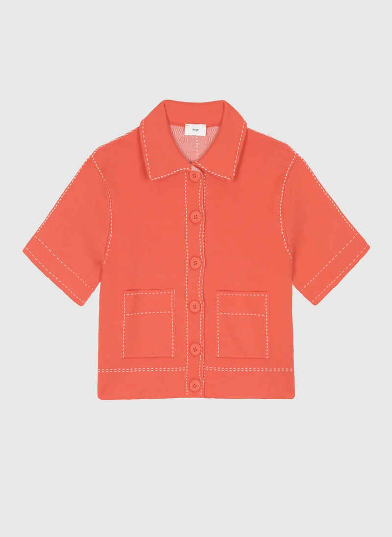 GILET LEBILLY piment