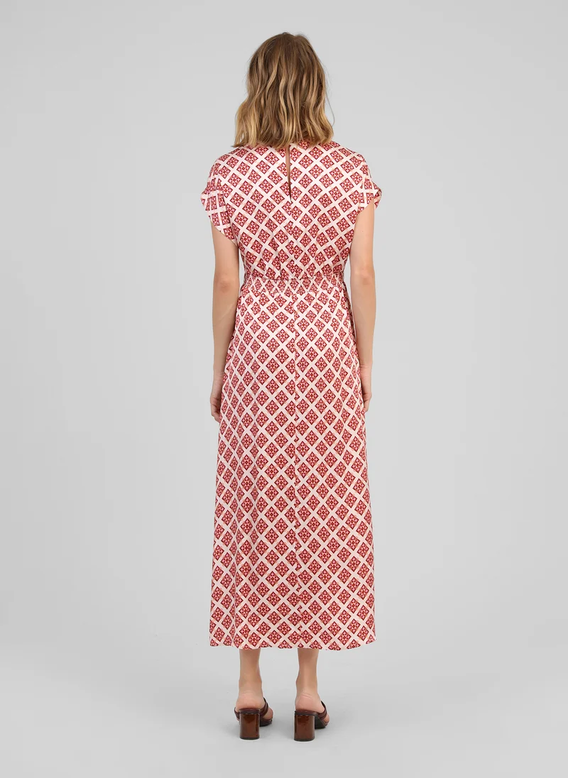 ROBE MIDI MAURANE pirimini ecru