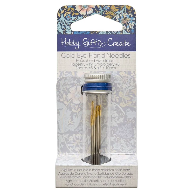 Hobby Gift Create | Assortiment d'aiguilles à coudre à la main (Paquet de 10)