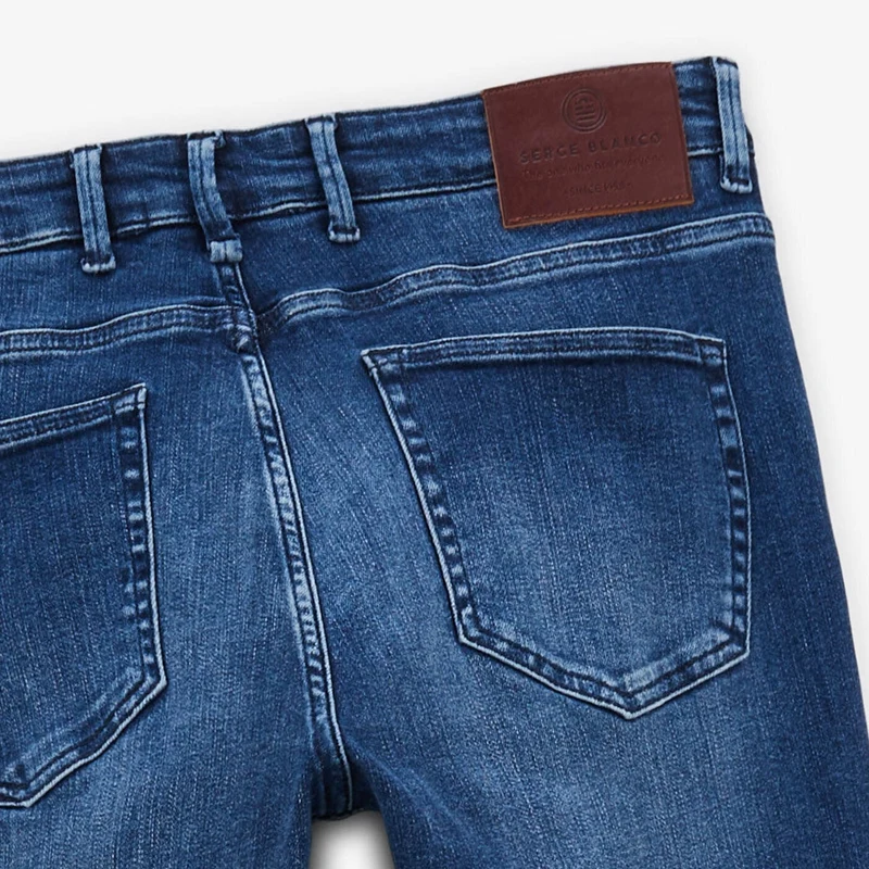 Jean 325 slim powertwist bleu denim