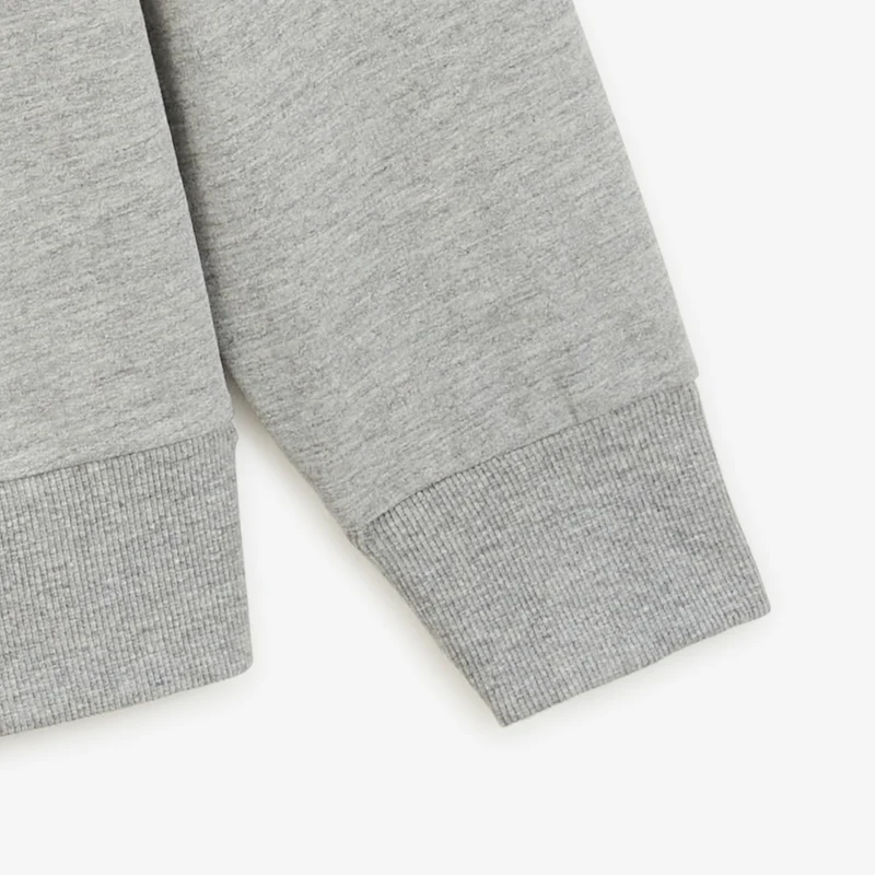 Sweat col rond Archives teinture old en coton gris chiné