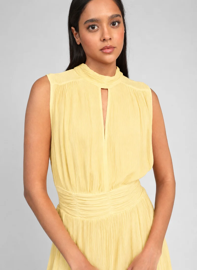 ROBE COURTE ORLEANE paille