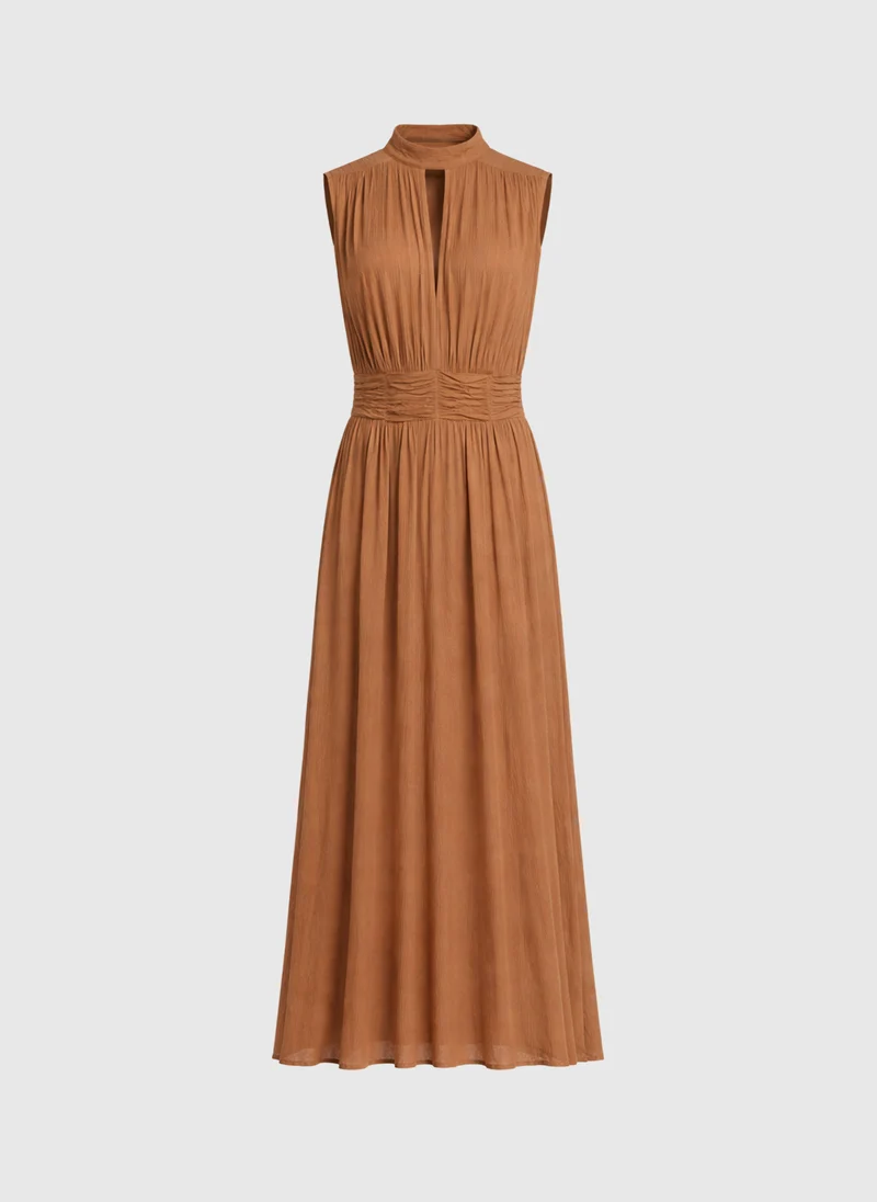 ROBE LONGUE ORLANY marron
