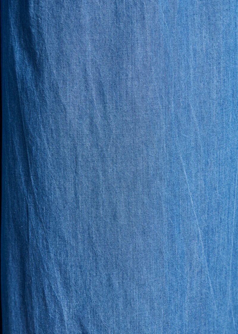 Pantalon large en jean souple