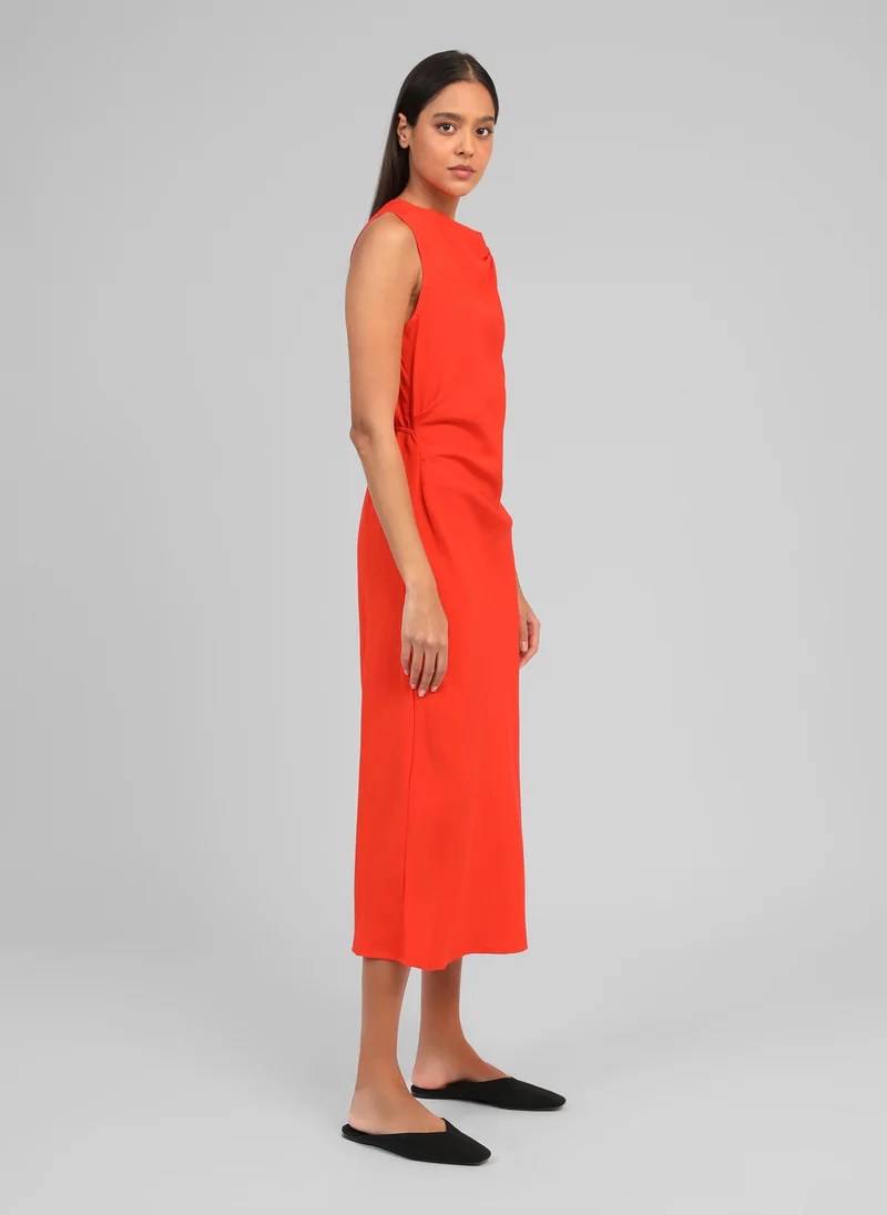 ROBE MIDI MILANA piment