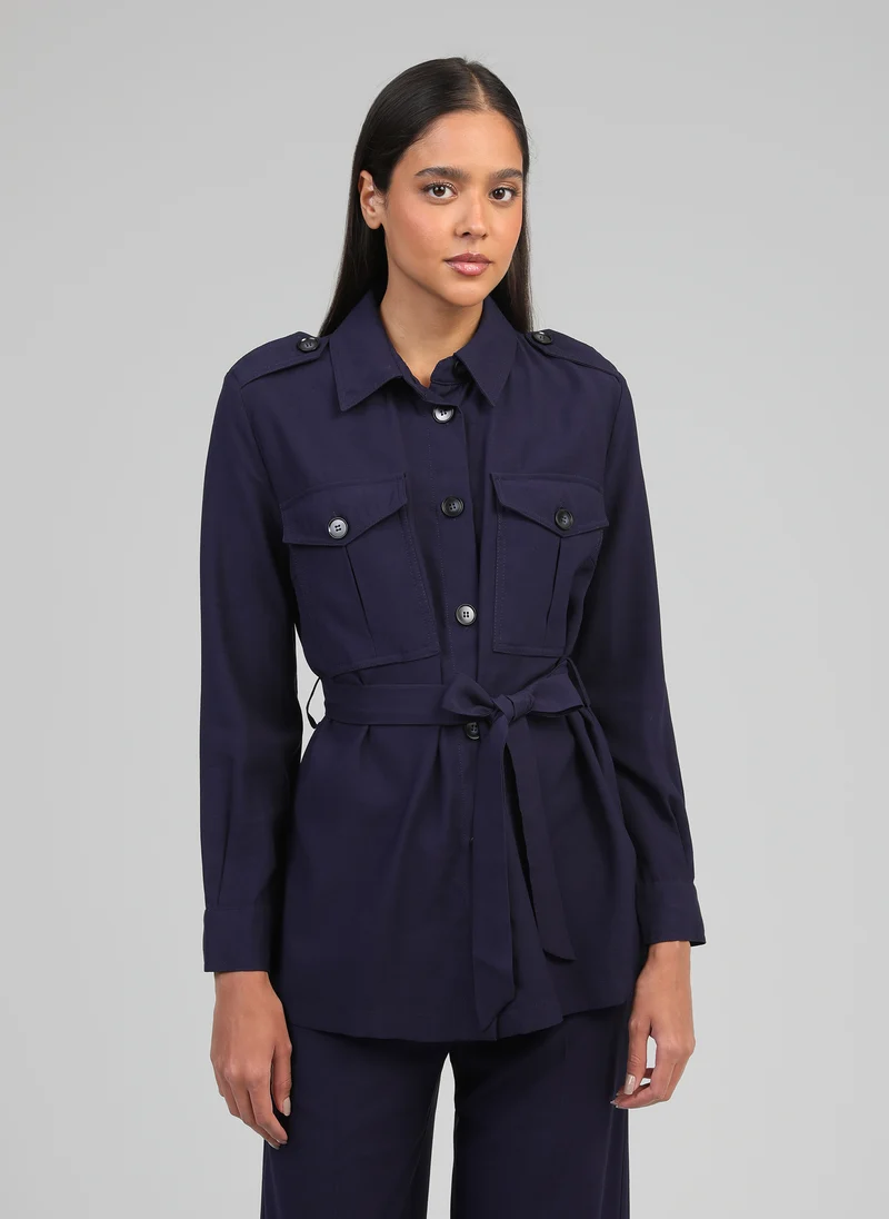 VESTE ZOANA marine