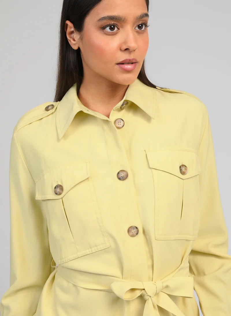 VESTE ZOANA paille