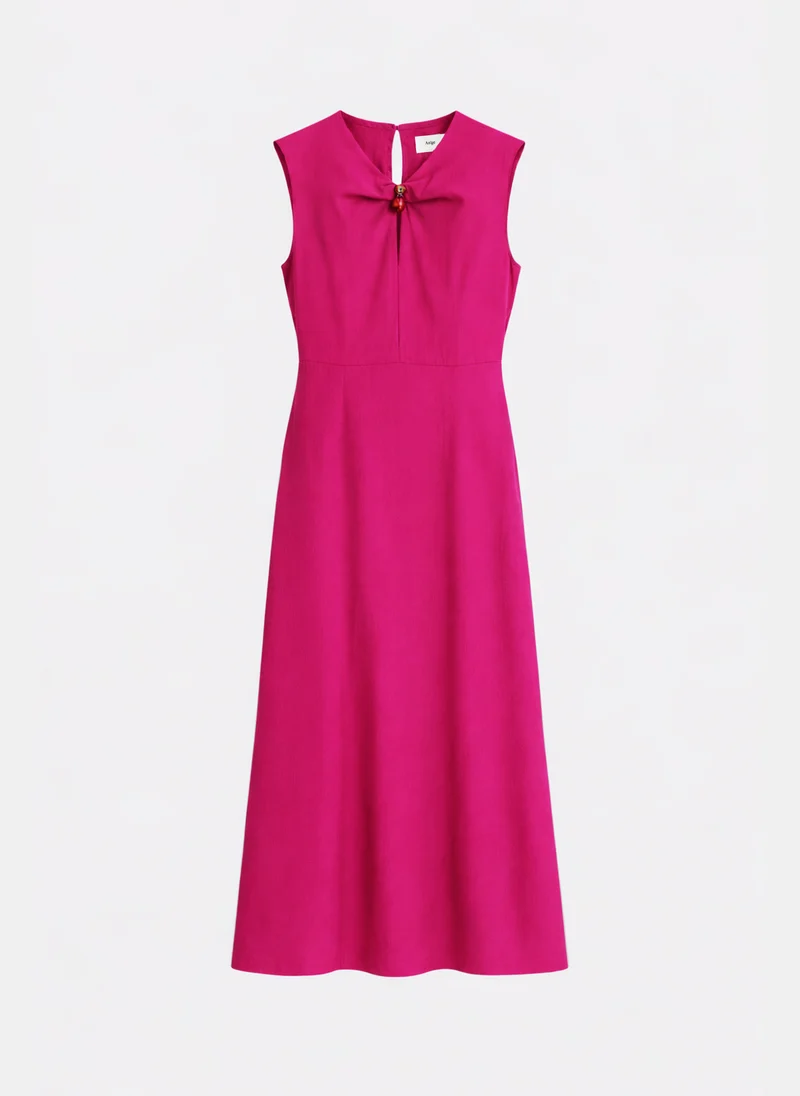 ROBE MIDI MAEZRA fuchsia